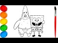How to Draw Spongebob Squarepants and Patrick Star