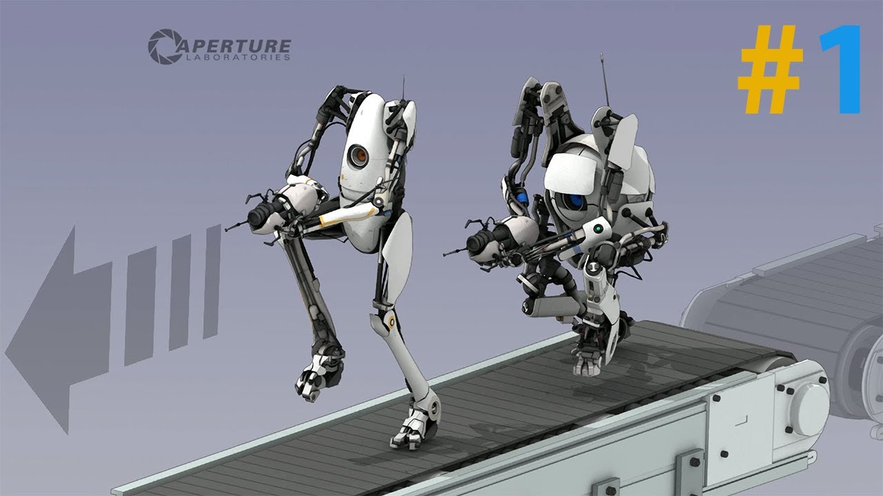 Portal 2 Co-op W/ @dinolambo123 - Part 1 - YouTube