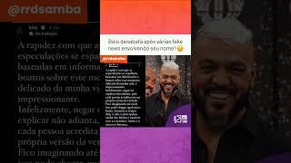 Belo desabafa após várias fake news envolvendo seu nome! 😔 #shorts