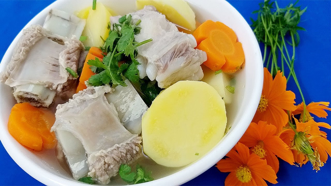 Delicious - How to Cook Bones Stewed Potatoes by Hong Thanh Food