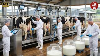 Inside China’s Dairy Plants | Exotic Milk Processing From Farm to Factory