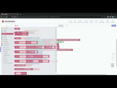 Weather App Code in Thunkable | Complete Coding Tutorial with Live Weather API | iCodejr