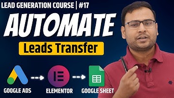 How to Send leads to Google Sheet from Landing Page | Lead Generation | #17