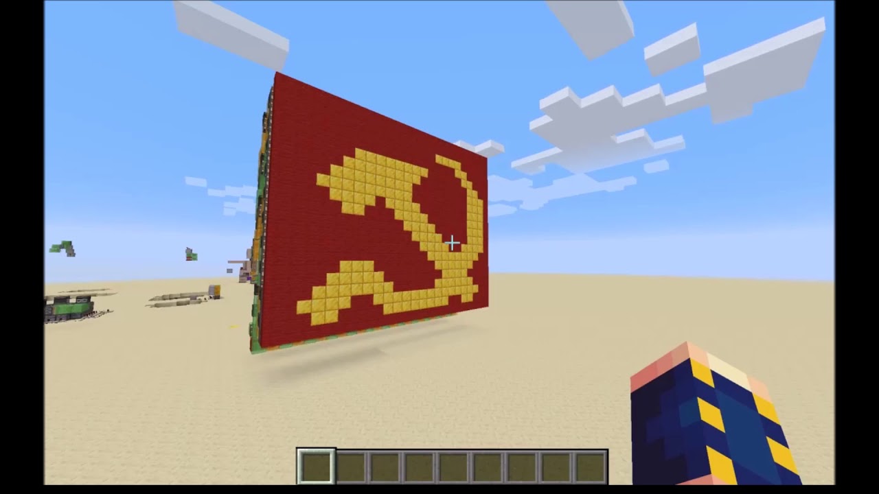 Flying ussr logo minecraft - YouTube