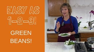 Cook Green Beans on the Stove in Boiling Water! An Easy, Healthy Vegetable Recipe!