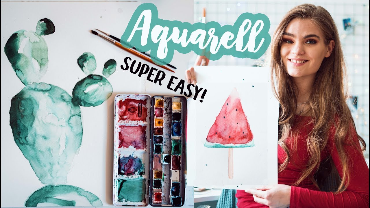 Aquarell Malen für Anfänger - Tipps für schöne Watercolor Bilder! // I'mJette