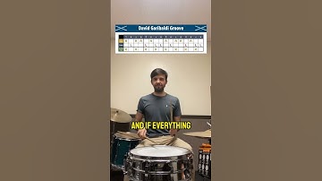 David Garibaldi Paradiddle Groove Exercise