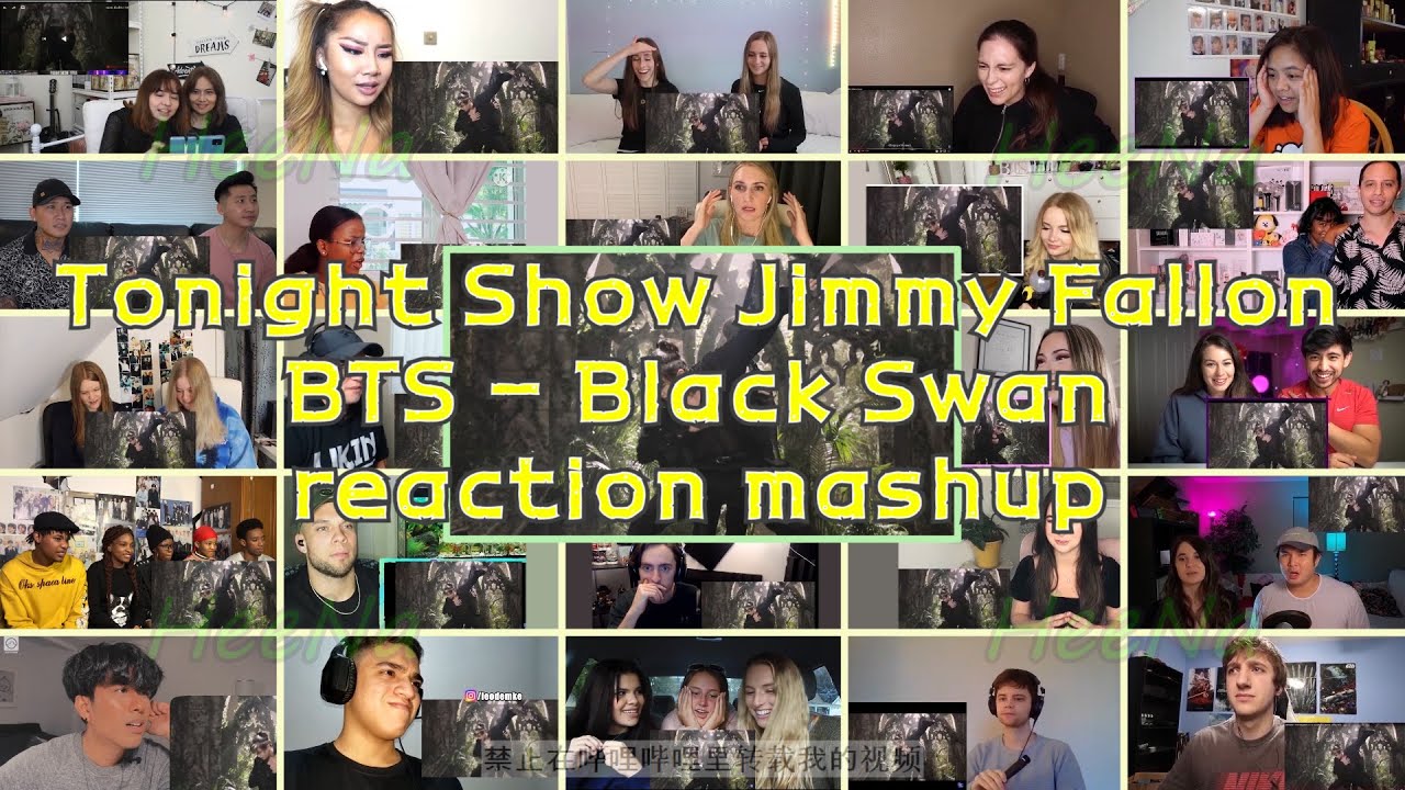 [BTS] Black Swan (Tonight Show Jimmy Fallon)｜reaction mashup