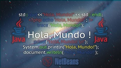 Mi Primer Programa - Hola Mundo - Java NetBeans