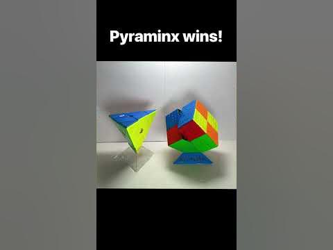 Stop Motion Animation Pyraminx vs. 8x8 Like a 2x2 Race! - YouTube