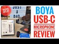 Valuer le microphone boya usbc byp4u sonne bien par rapport  rode