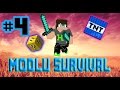 Minecraft Modlu Survival - Bölüm 4 - Eve Saldıran Mutant Zombi Ordusu