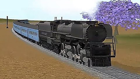 Train Sim - India Using Union Pacific Challenger - Simulasi Kereta Api