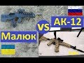 Автомат АК-12 против автомата Малюк (Малыш). Украинский автомат vs российский. Оружие - сравнение