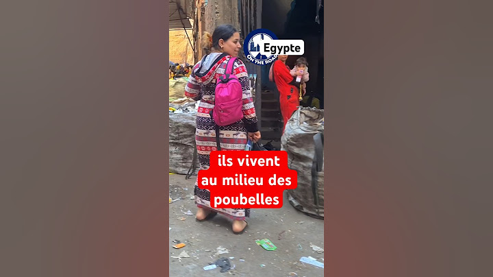Ils vivent au milieu des poubelles au Caire en Egypte. Les Chiffonniers de la ville poubelle.