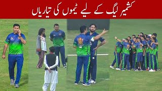 Cricketers first day at Kashmir premier League