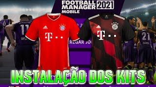 Football Manager 2021 Mobile ( INSTALAÇÃO DOS KITS ) 