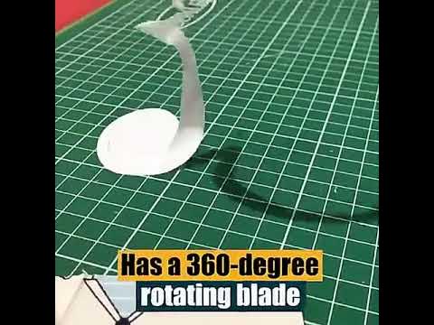Craft Cutting Tools 360 Rotating Blade Paper-Cutter 3 Replace Blade Craft  Cutting Knife DIY Art Wear-Resisting Art Cutting Tool