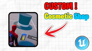 How To Create A CUSTOM COSMETIC Shop In UEFN!