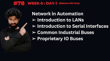 78 W5 D1 PART 1 Network in Automation