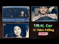 Car Driving Ai Video Editing | Pata Chalega Song Reels Editing | Mercedes Car Ai Video Editing
