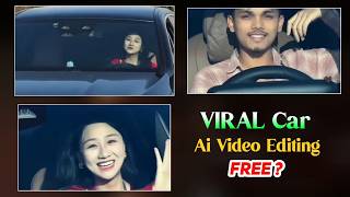 Car Driving AI Video Editing | Pata Chalega Song Reels Editing | Mercedes Car AI Video Editing screenshot 4