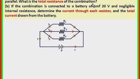 Class 12 physics ex. 3.4  current electricity  +2 ncert numerical