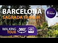 BARCELONA, Sagrada Familia, España [2021] 360º 4K Walking tour