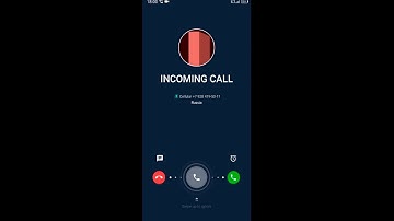 Alcatel 1A Incoming Call (Screen Video)