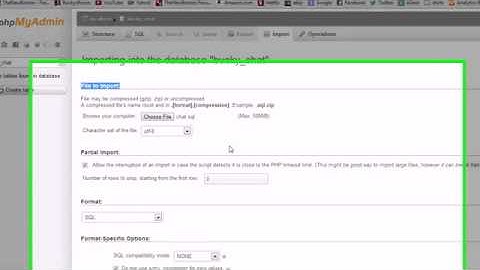 AJAX Chat Tutorial   3   Adding the Table to the Database   YouTube 360p]