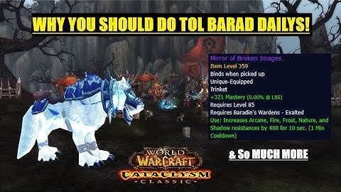 This is why you SHOULD do Tol Barad Daily Quests every day once you hit 85! - Cataclysm Classic
