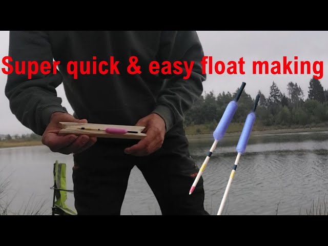 Super quick and easy fishing float making strategy 