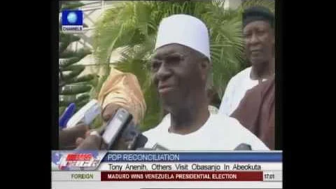 PDP Reconciles Aggrieved Members As Anenih Visits Obasanjo