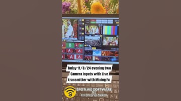 live wedding event mixing live streaming using spotlive software #livestream #livemixing