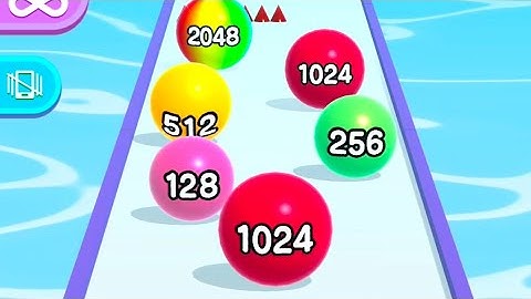 Ball Run 2048 - All Levels Gameplay Android, iOS ( Levels 49 )