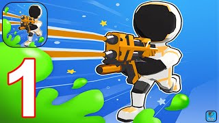 Planet Hunter 3D - Gameplay Walkthrough Part 1 Tutorial Boss Fight (iOS,Android Gameplay) screenshot 2