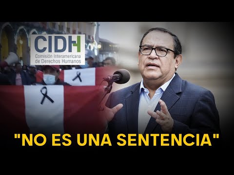 Alberto Otárola le resta importancia a informe de CIDH y los enfrenta: “No es una sentencia”