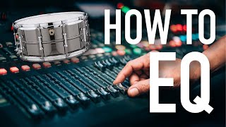 How to EQ drums using an X32/M32  Amazing Final Results! #howto