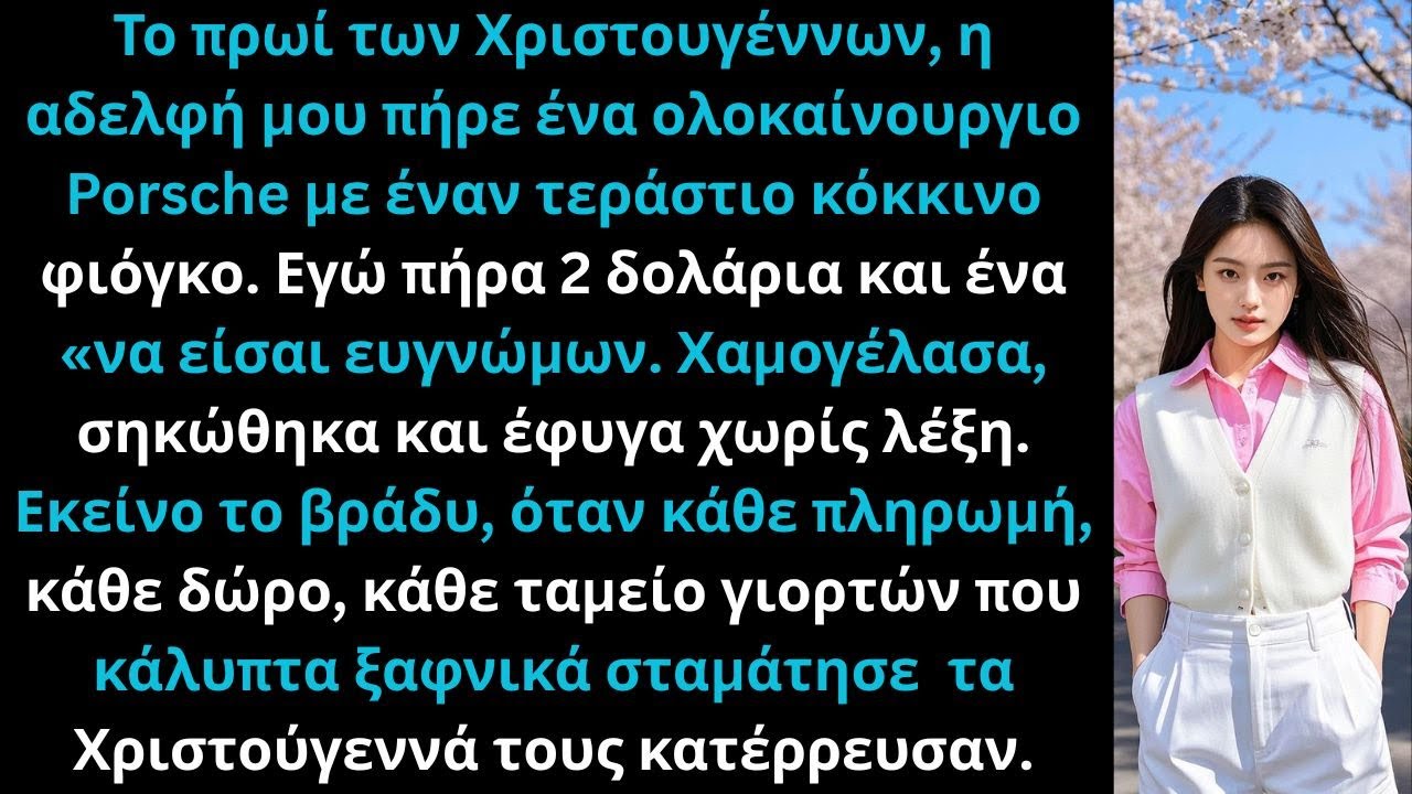 Η αδελφή μου πήρε Porsche με φιόγκο, εγώ 2$, εξαφανίστηκα, χάλασα Χριστούγεννα