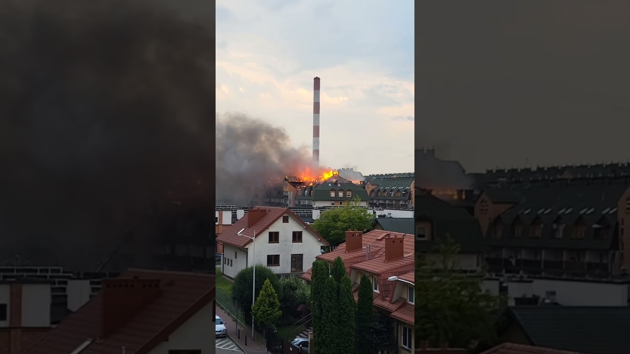 Tragedia pożar bloków w Ząbkach ul. Powstańców