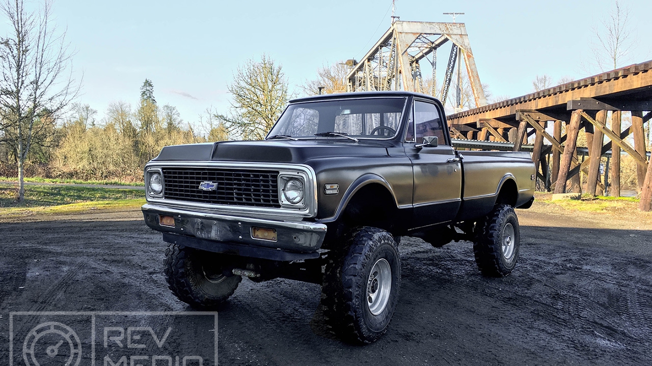 1971 Chevrolet k20 Lifted Long Bed 4x4 - YouTube