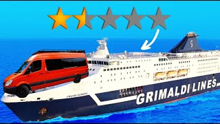 CHAOS getting on Italy&#39;s WORST RATED FERRY
