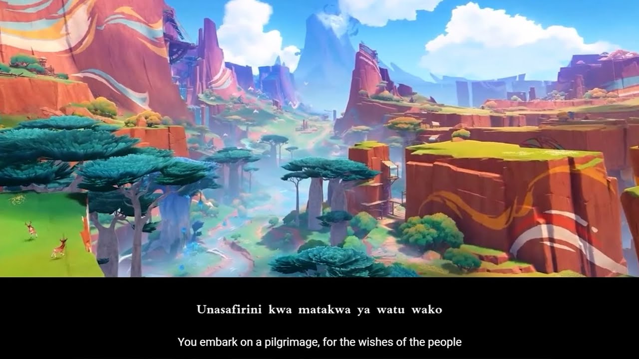 Anthem of the Savannah - Natlan Battle Theme with Subtitles Anthem of the Savannah - Natlan Battle Theme with Subtitles