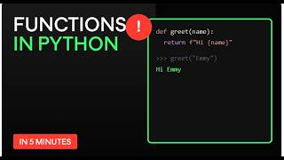 Python Functions FULLY Explained  - Stop Struggling With def