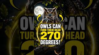 How Can Owls Turn Their Heads 270 Degrees? #OwlFacts #ScienceFacts #WildlifeFacts