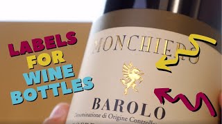 Labels for Wine Bottles - the most suitable colors and fonts! screenshot 5