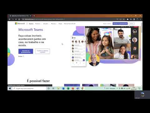 1. Aula Teams: Baixando a Plataforma Teams para o seu Computador