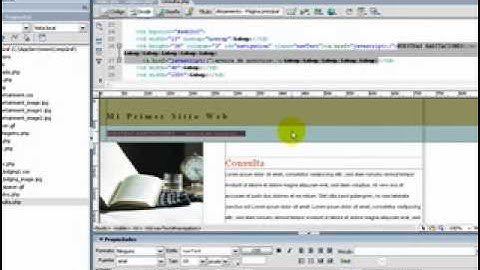 Dreamweaver, PHP y MySQL 1/4