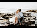 Elopement on a Cliff by the Ocean! | Evan + Emily&#39;s Beavertail Lighthouse Wedding