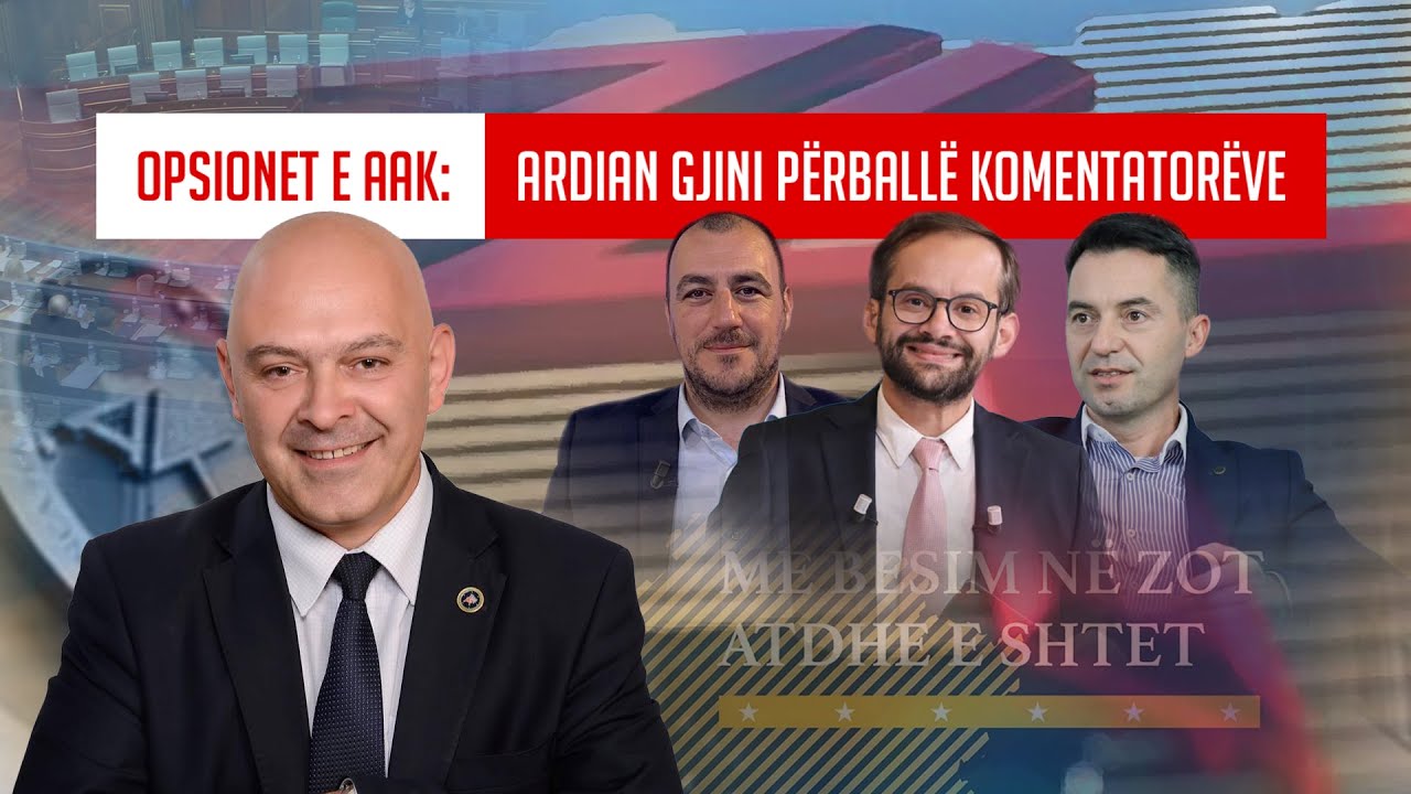 🔴 Politiko –  Opsionet e AAK: Adrian Gjini përballë komentatorvëve - 04.07.2024
